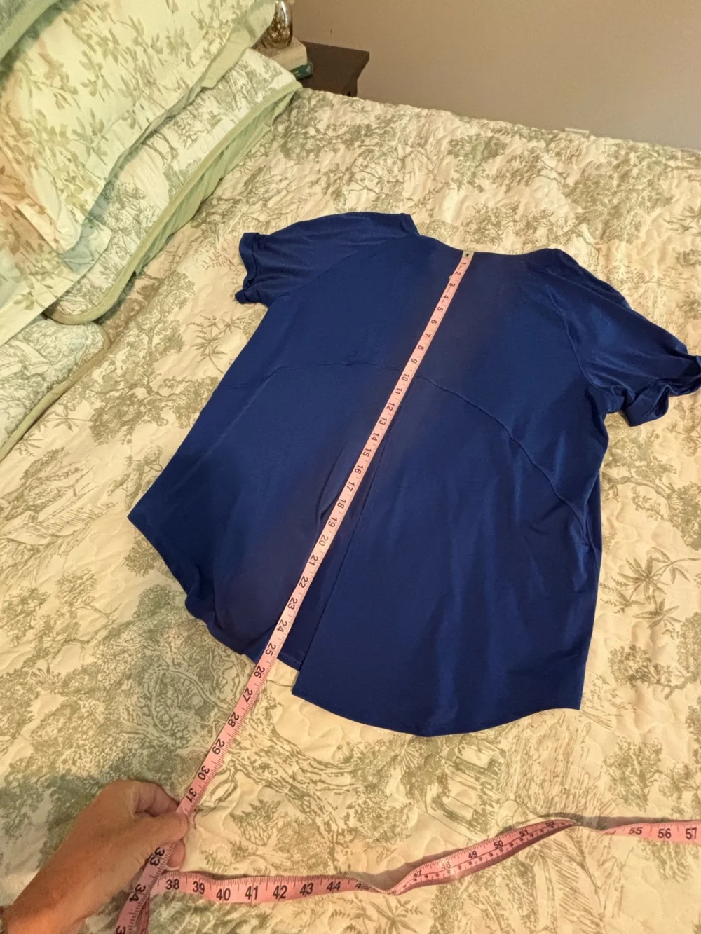lululemon sz 10 ? Open Up Tie Back Tee Larkspur relaxed athleisure loungewear